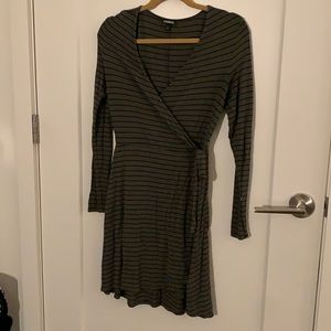 Express Faux Wrap Dress